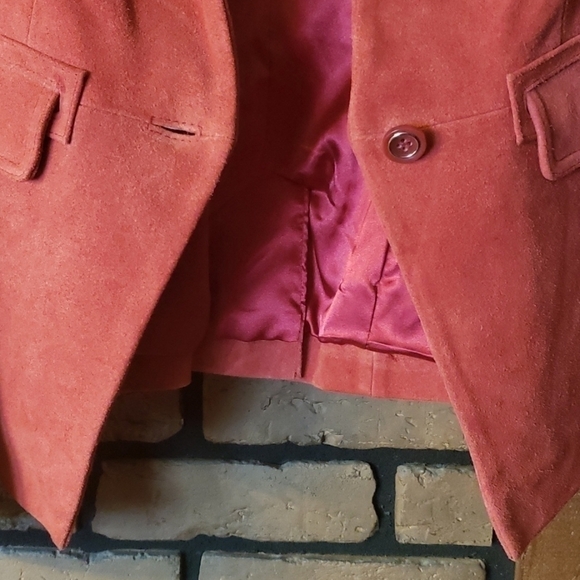 𝅺rachel  Zoe leather/suade jacket size 2 - Picture 9 of 14